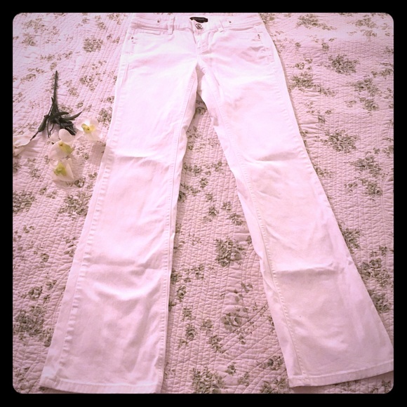 White House Black Market Denim - White House Black White Jeans Noir Size 2